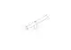 DORNBRACHT Halter ERSATZTEILE 90179757300 13 x 119 x 31,5 mm Platin gebürstet, 90179757300-06 Galeriebild 2